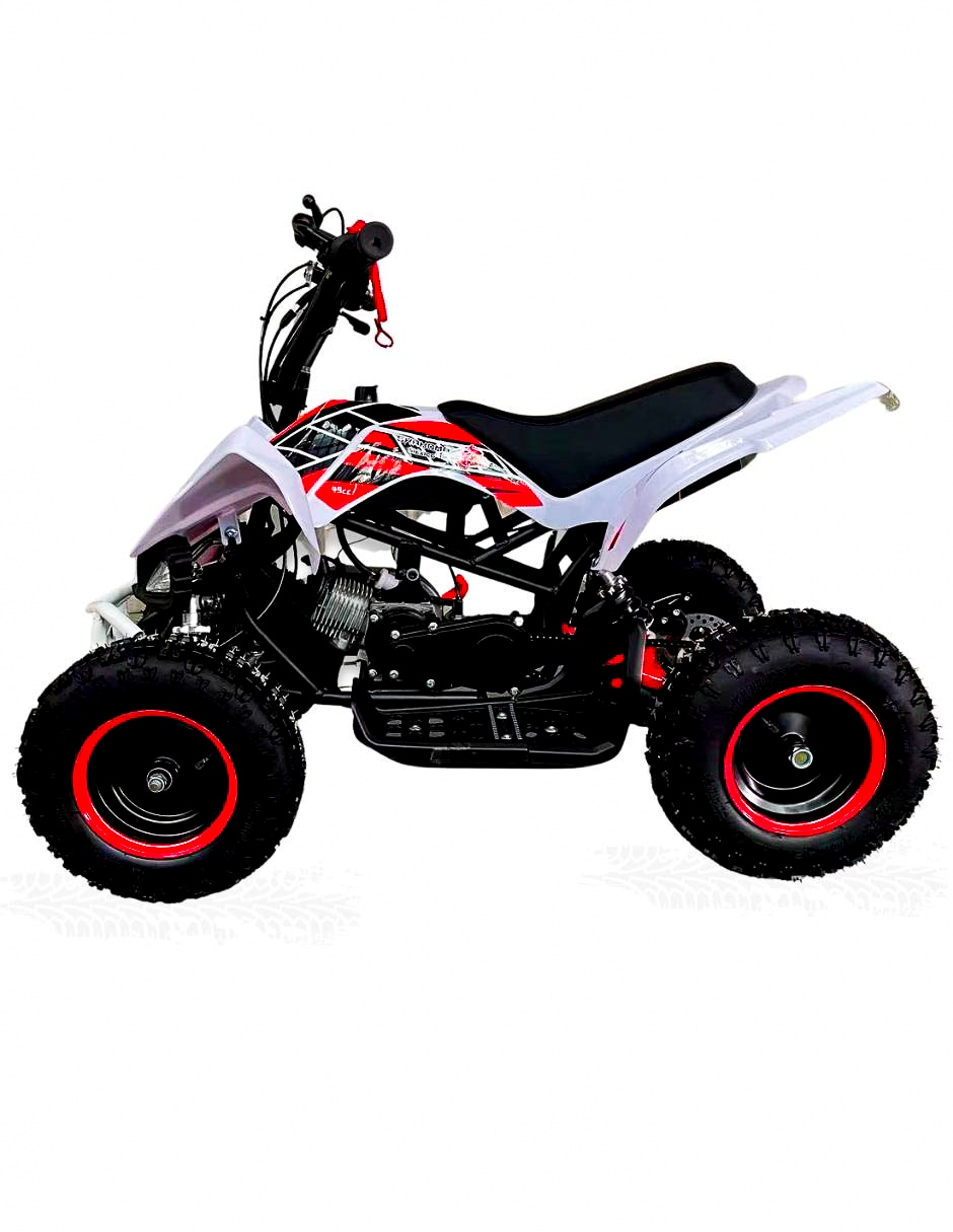 Minimoto Cuatrimoto Atv03 Shahoma Color Roja Motor 49cc Off Road