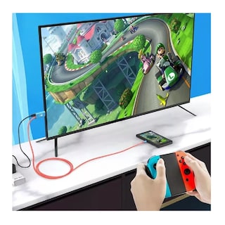 Foto 3 | Cable Adaptador Tipo C A Hdmi Para Tv Nintendo Switch Eo Safe Imports Esi-14428 Rojo