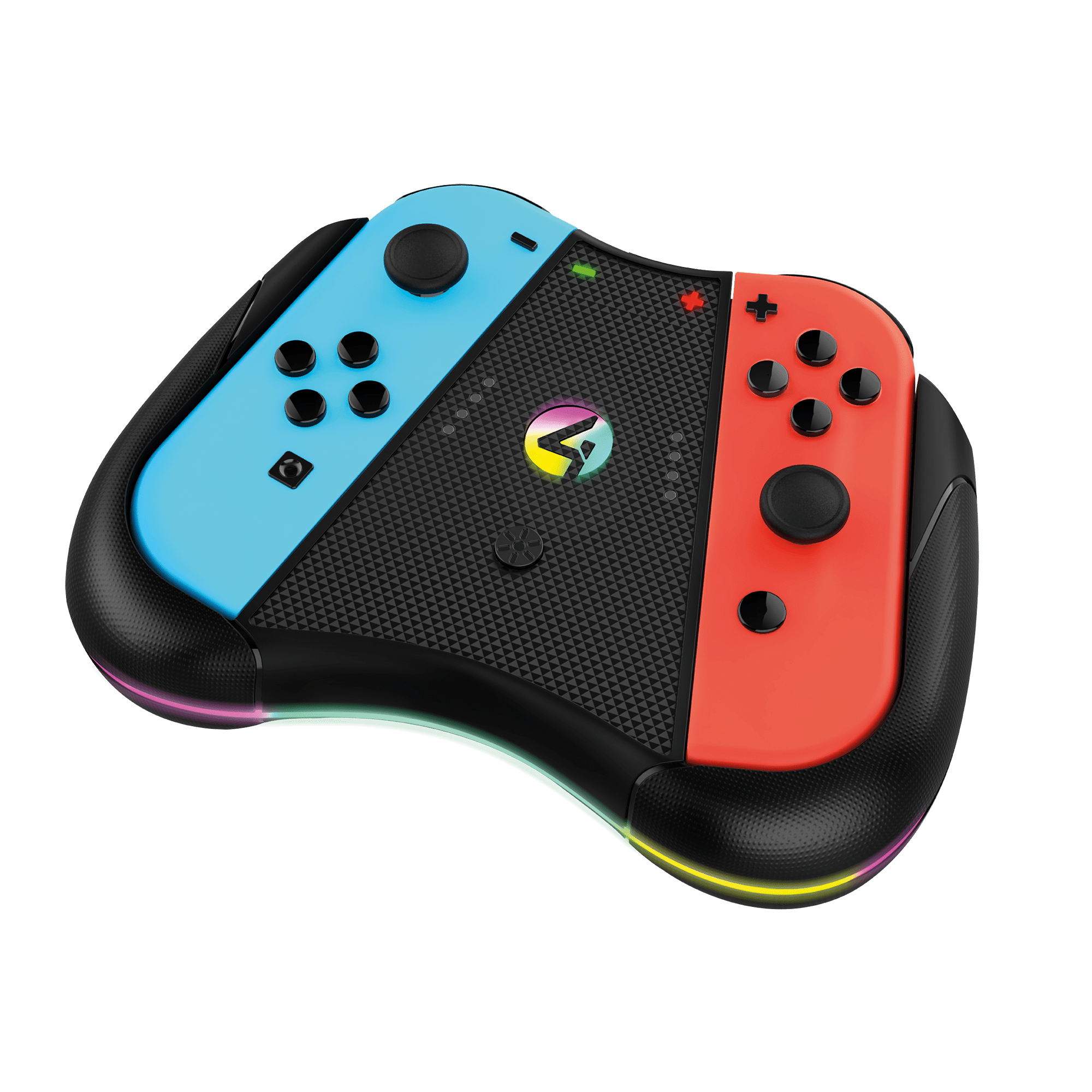 Foto 3 pulgar | Control Carga Y Juega 4gamers Con Luz Led Para Nintendo Switch Joy-con -  Carga Usb-c - Iluminación Rgb Con 5 Efe