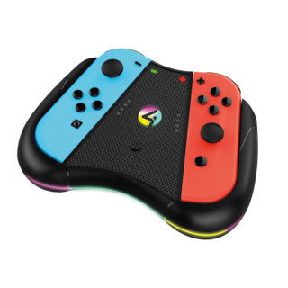 Foto 2 | Control Carga Y Juega 4gamers Con Luz Led Para Nintendo Switch Joy-con - Carga Usb-c - Iluminación Rgb Con 5 Efe