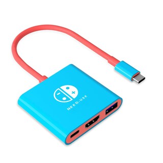 Foto 1 | Adaptador Hub De 3 Puertos Usb+hdmi+tipo C Para Consola Ns