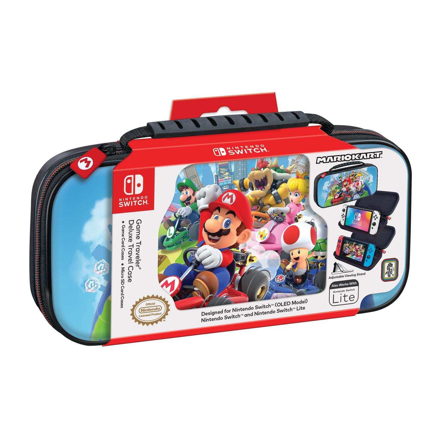 Foto 2 pulgar | Estuche Protector Para Nintendo Switch De Mario Kart Hori -Azul