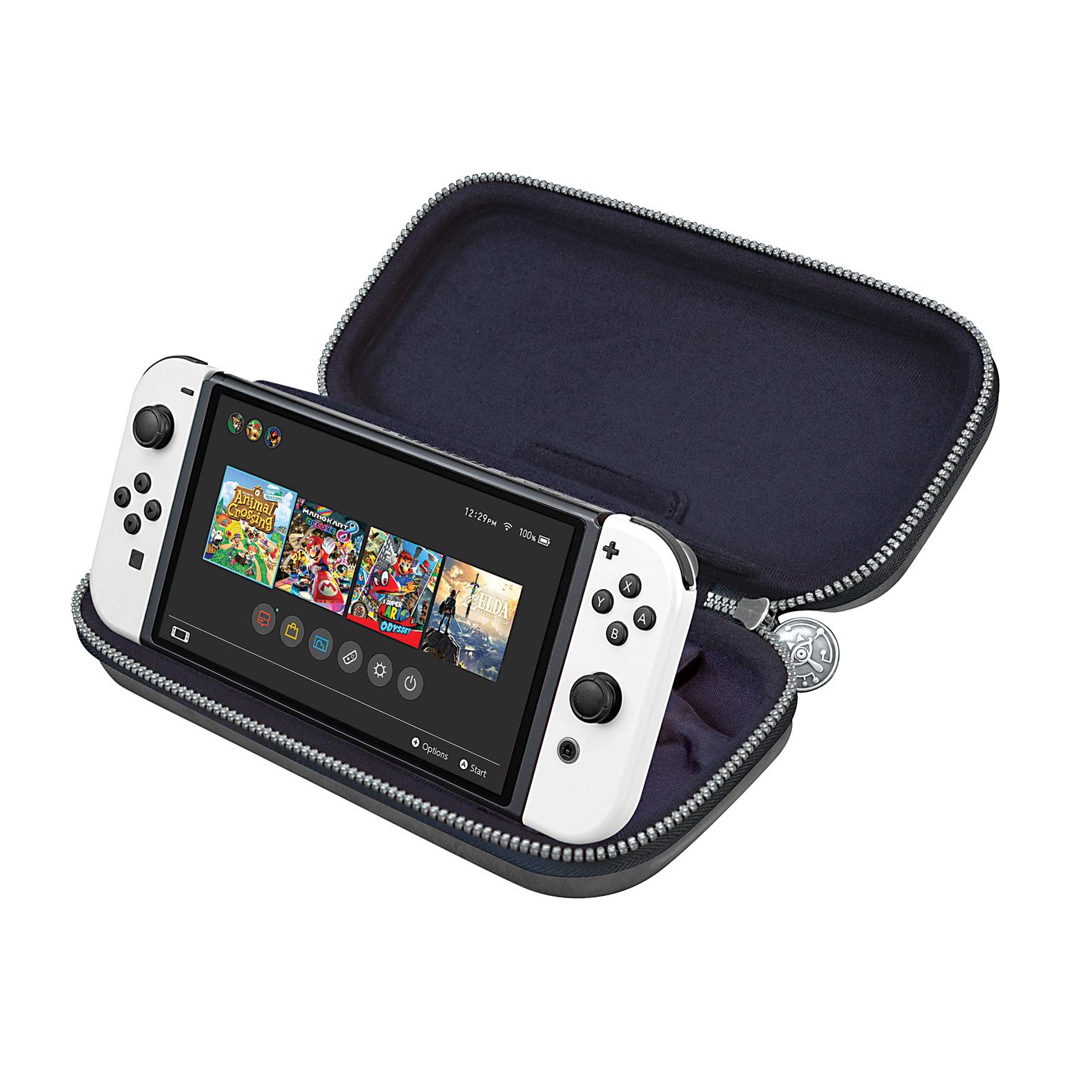 Foto 4 pulgar | Estuche Protector Para Nintendo Switch De Zelda Original -Hori -Gris