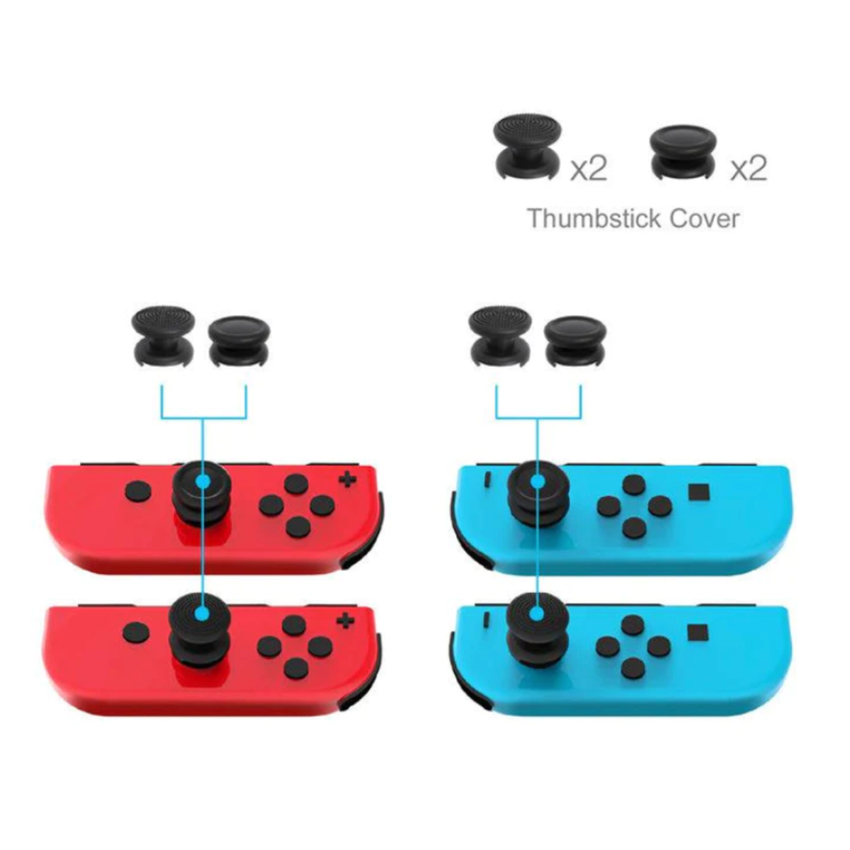 Foto 4 pulgar | Kit de Protector Genérico para Nintendo Switch Multicolor