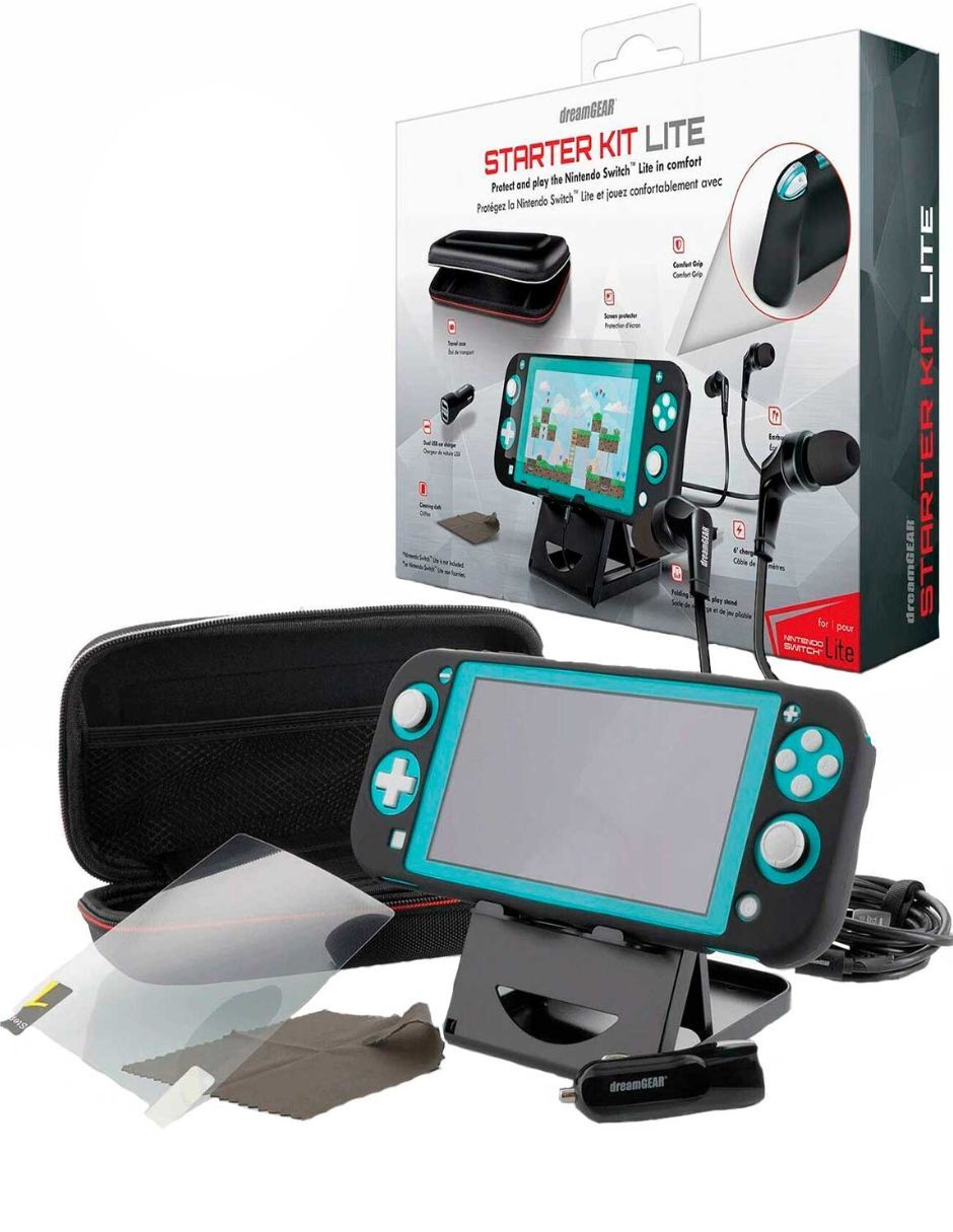 Foto 2 | Switch Lite Starter Kit Dreamgear Negro