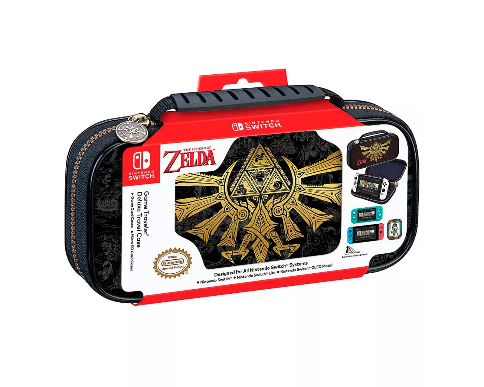 Foto 3 pulgar | Estuche Nintendo Switch The Legend Of Zelda Hyrule Trifuerza