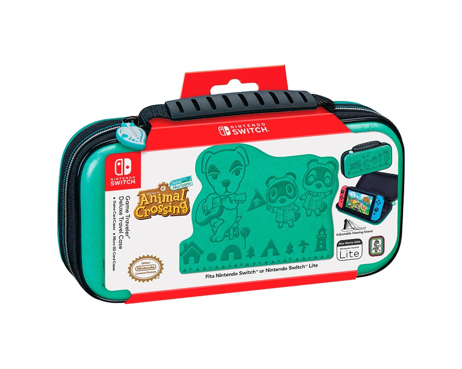 Foto 3 pulgar | Estuche Nintendo Switch Animal Crossing Aqua