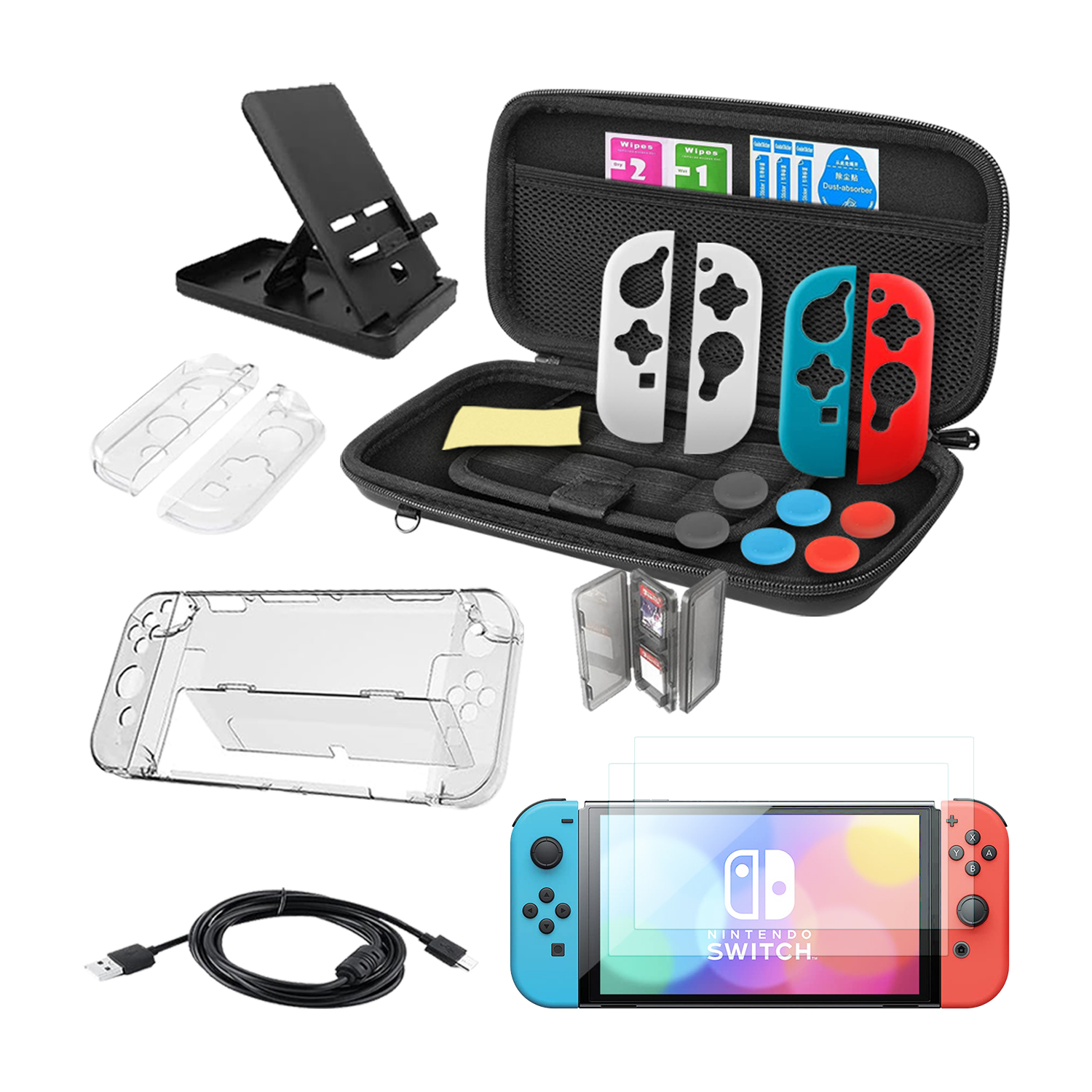 Foto 2 pulgar | Kit De Accesorios Para Nintendo Switch Oled 22 En 1