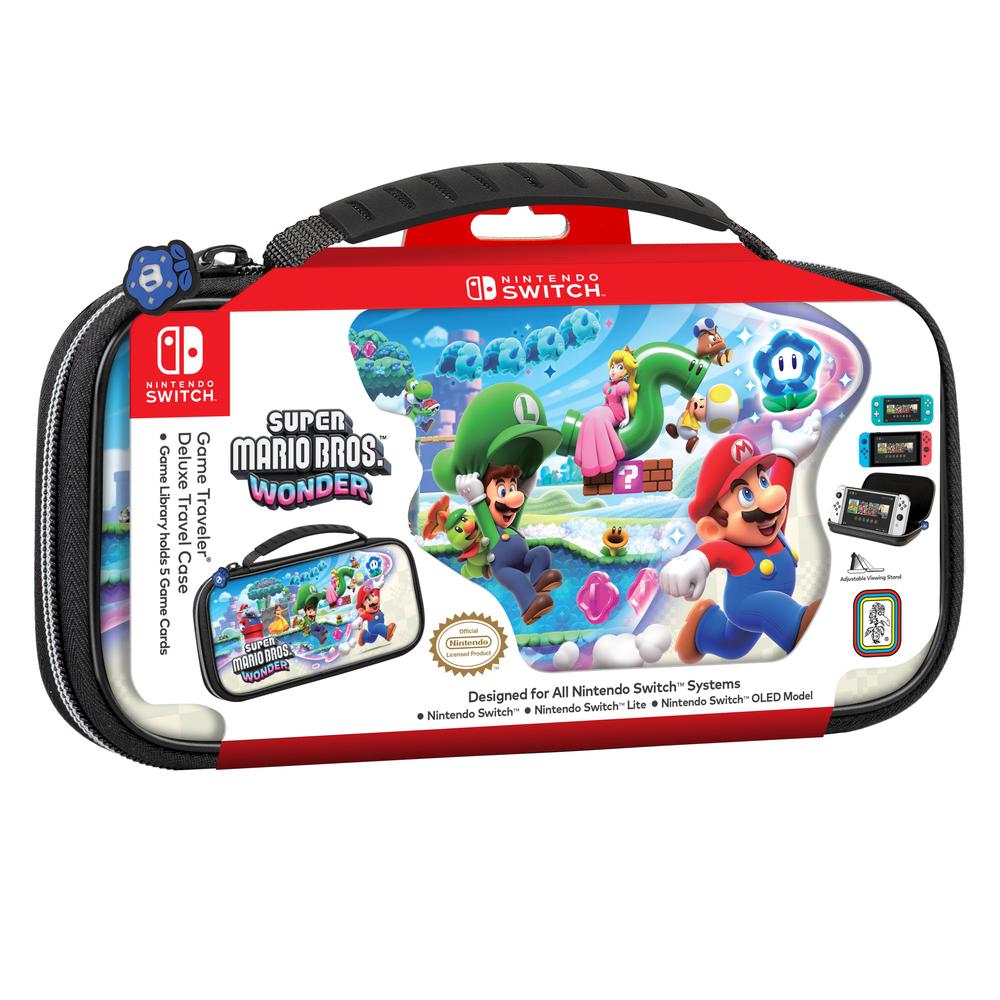 Foto 2 pulgar | Estuche Nintendo Switch Super Mario Wonder Negro Rds