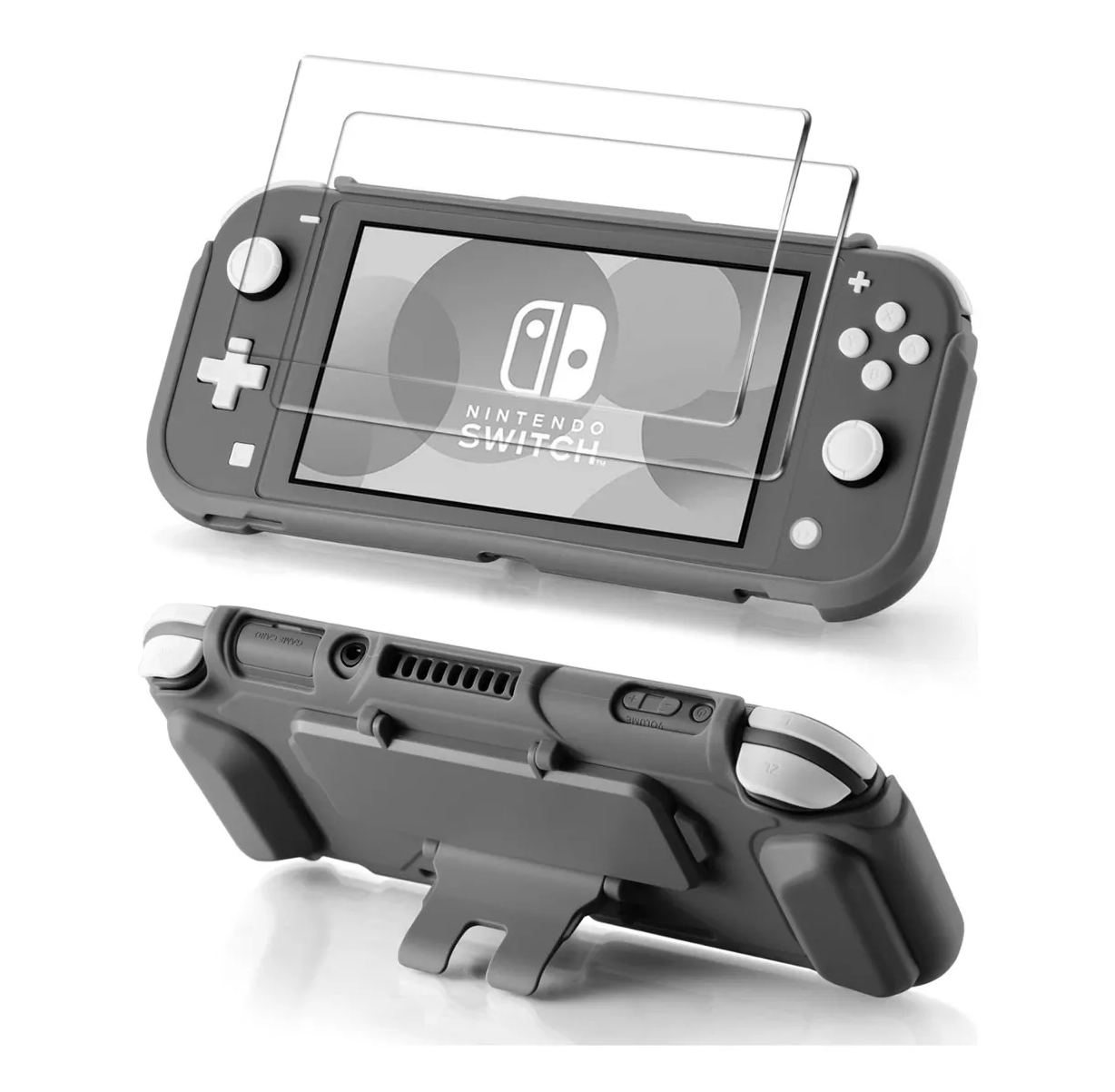 Foto 2 pulgar | Funda Protectora Con Soporte Para Nintendo Switch Lite -d Negro