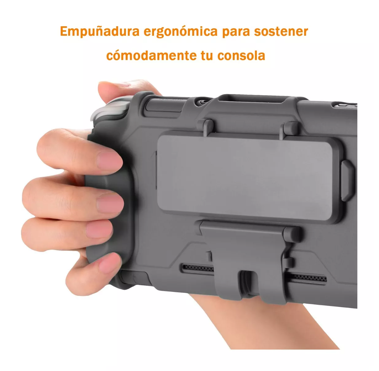 Foto 6 pulgar | Funda Protectora Con Soporte Para Nintendo Switch Lite -d Negro