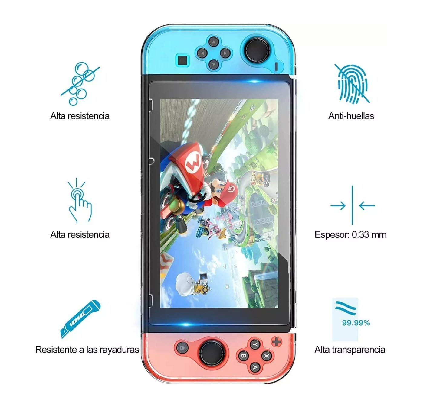 Foto 3 pulgar | Kit de 25 Accesorios Funda para Nintendo Switch Oled Estuche