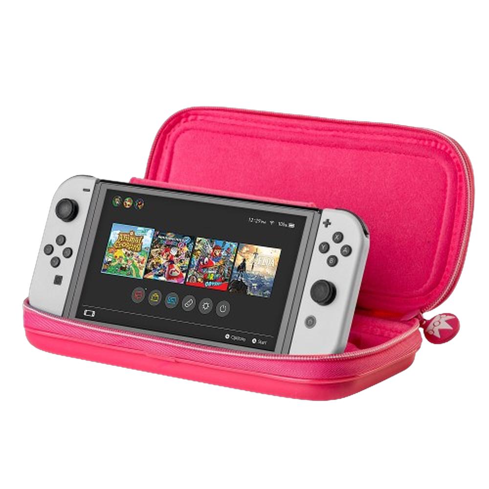 Foto 4 pulgar | Estuche Nintendo Switch Princesa Peach Rosa Hori