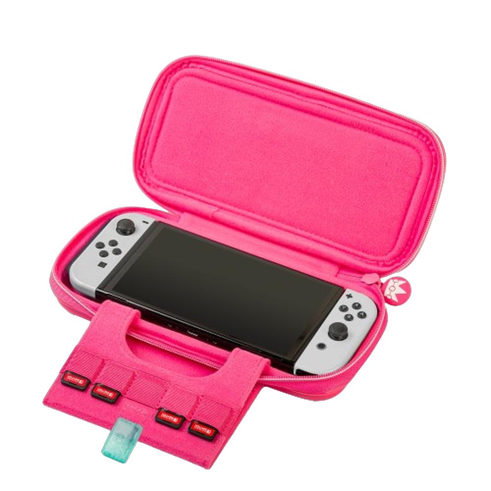 Foto 5 pulgar | Estuche Nintendo Switch Princesa Peach Rosa Hori