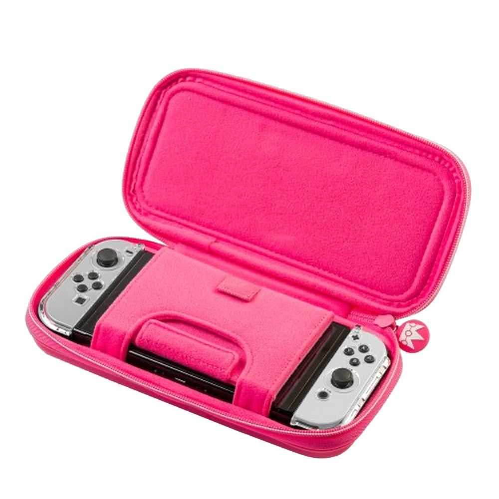 Foto 6 pulgar | Estuche Nintendo Switch Princesa Peach Rosa Hori