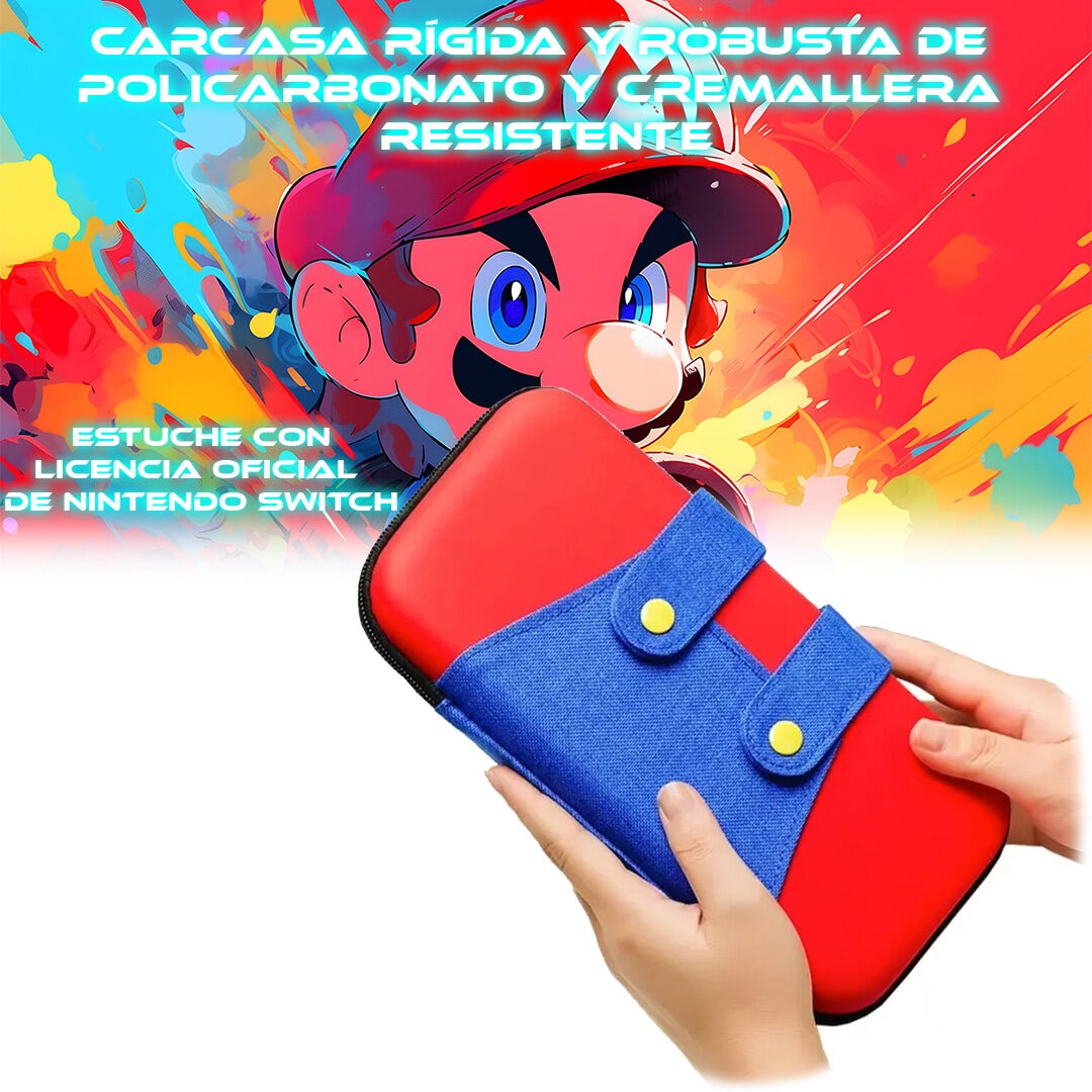 Foto 5 pulgar | Funda de Transporte para Nintendo Switch Store Cline Diseño Mario Bros