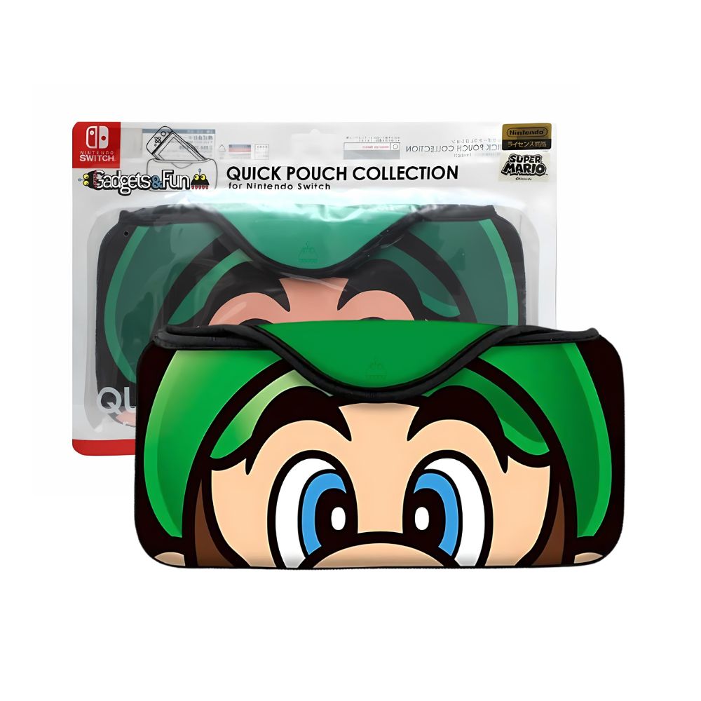 Foto 5 pulgar | Funda Protectora Gadgets&Fun de Luigi para Nintendo Switch