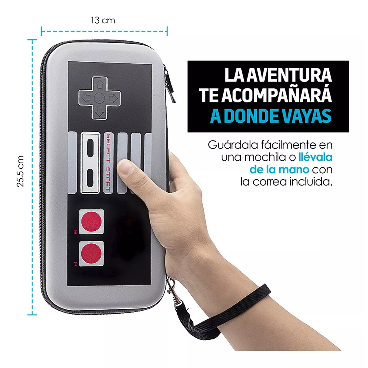 Foto 3 | Funda Estuche Protector Retro Nintendo Switch Eo Safe Imports Esi-14458 Multicolor