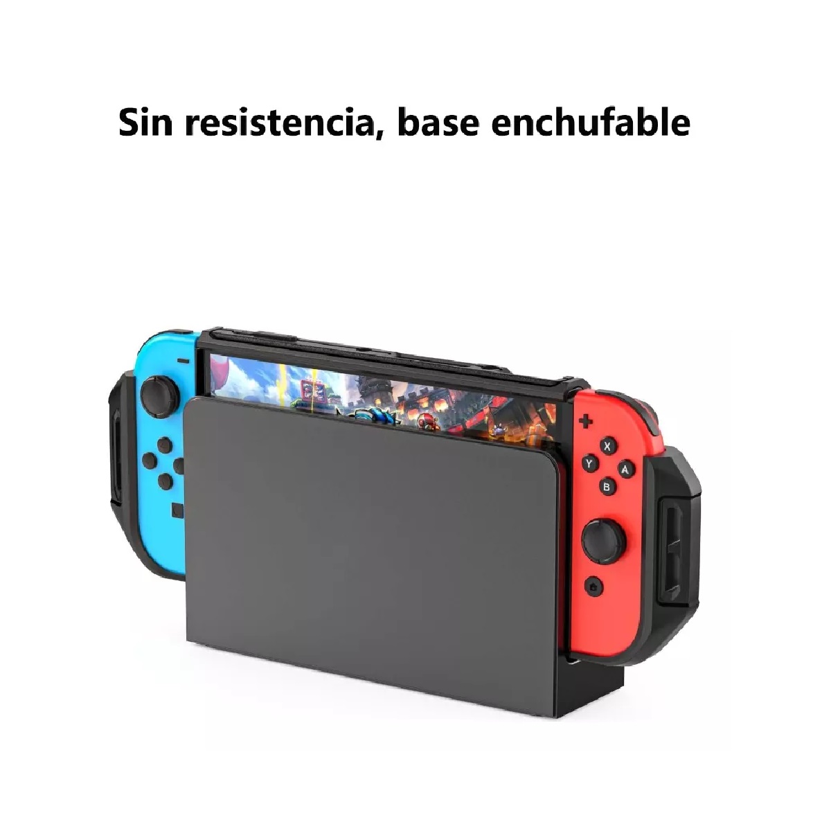 Foto 4 pulgar | Carcasa Protectora Negra Para Nintendo Switch Oled Eo Safe Imports Esi-14426 Negro