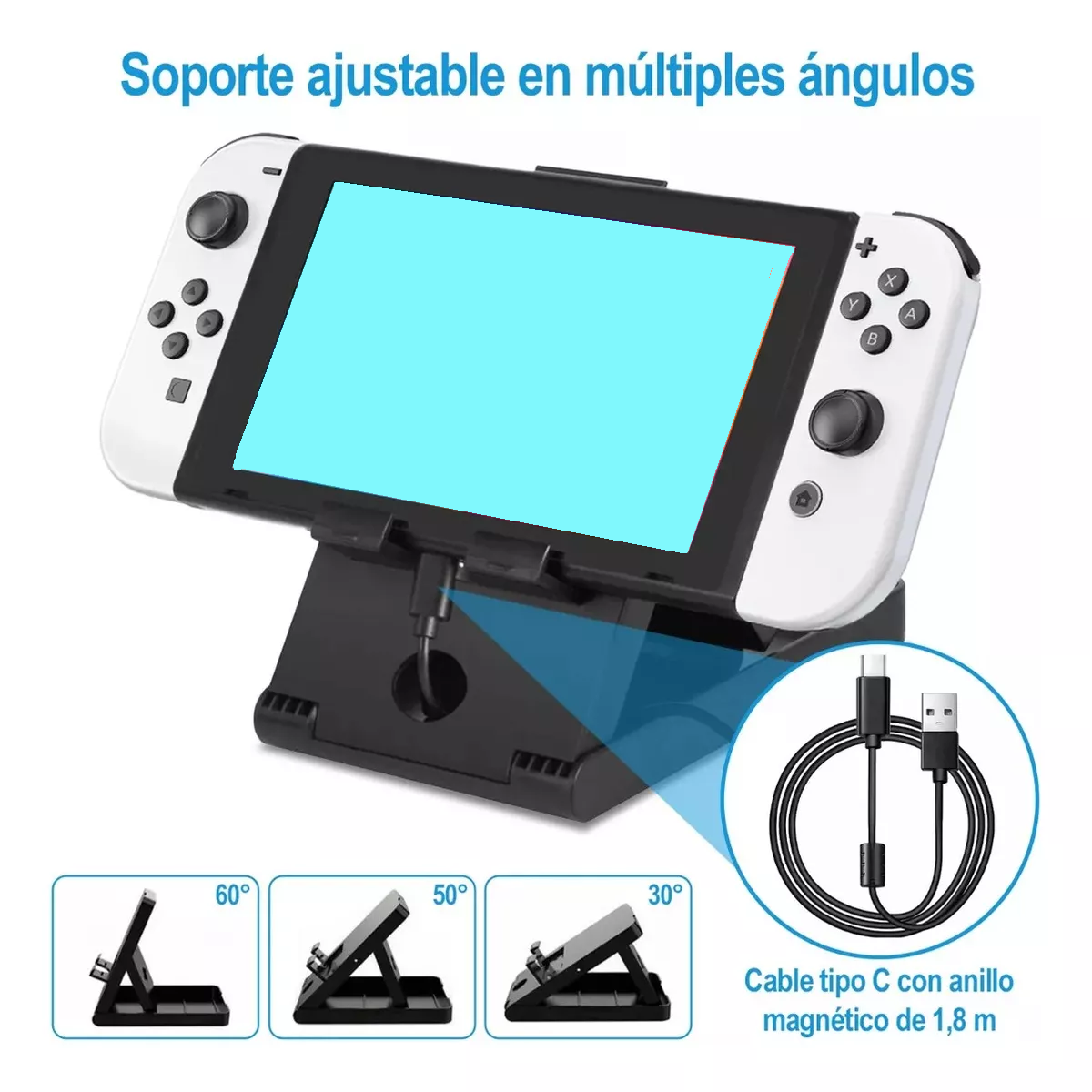 Foto 5 pulgar | Kit De Accesorios Con Estuche Para Switch Oled, 12 Pzs Eo Safe Imports Esi-14432 Negro