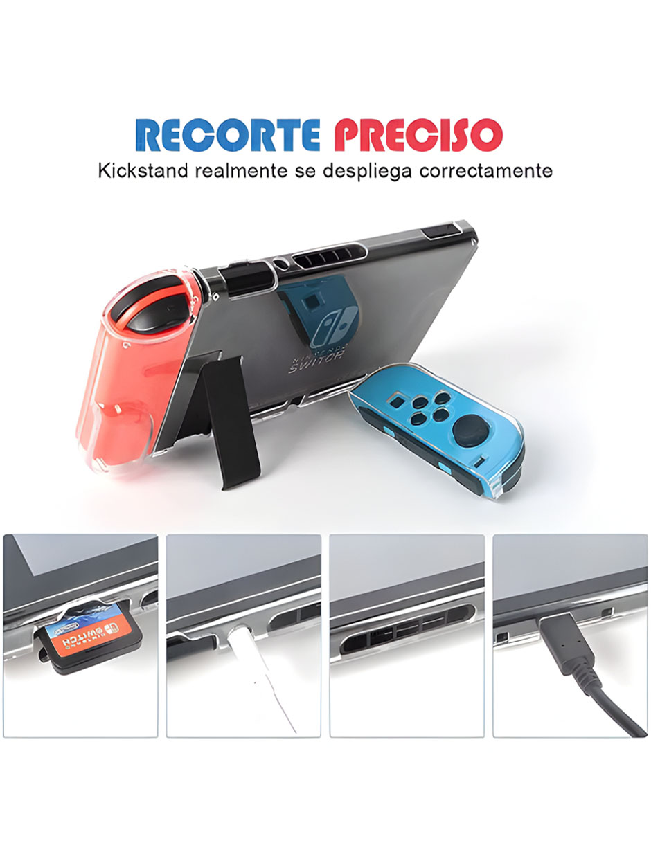 Foto 5 pulgar | Set de Accesorios para Nintendo Switch Oled Funda Estuche 20 piezas