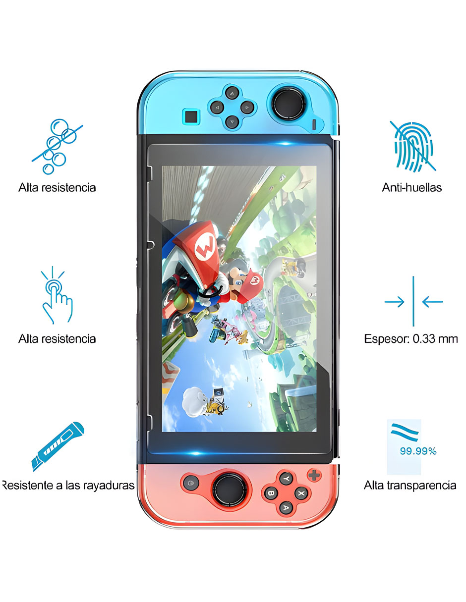 Foto 6 pulgar | Set de Accesorios para Nintendo Switch Oled Funda Estuche 20 piezas