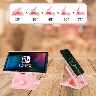 Foto 3 | Estuche Rosa Y Accesorios Nintendo Switch Oled 11pzas Eo Safe Imports Esi-15167 Rosa
