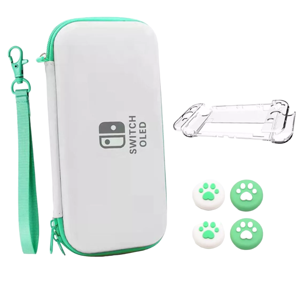 Foto 2 pulgar | Juego De Funda Protectora Y Bolsa Almacenamiento Blanco/verde