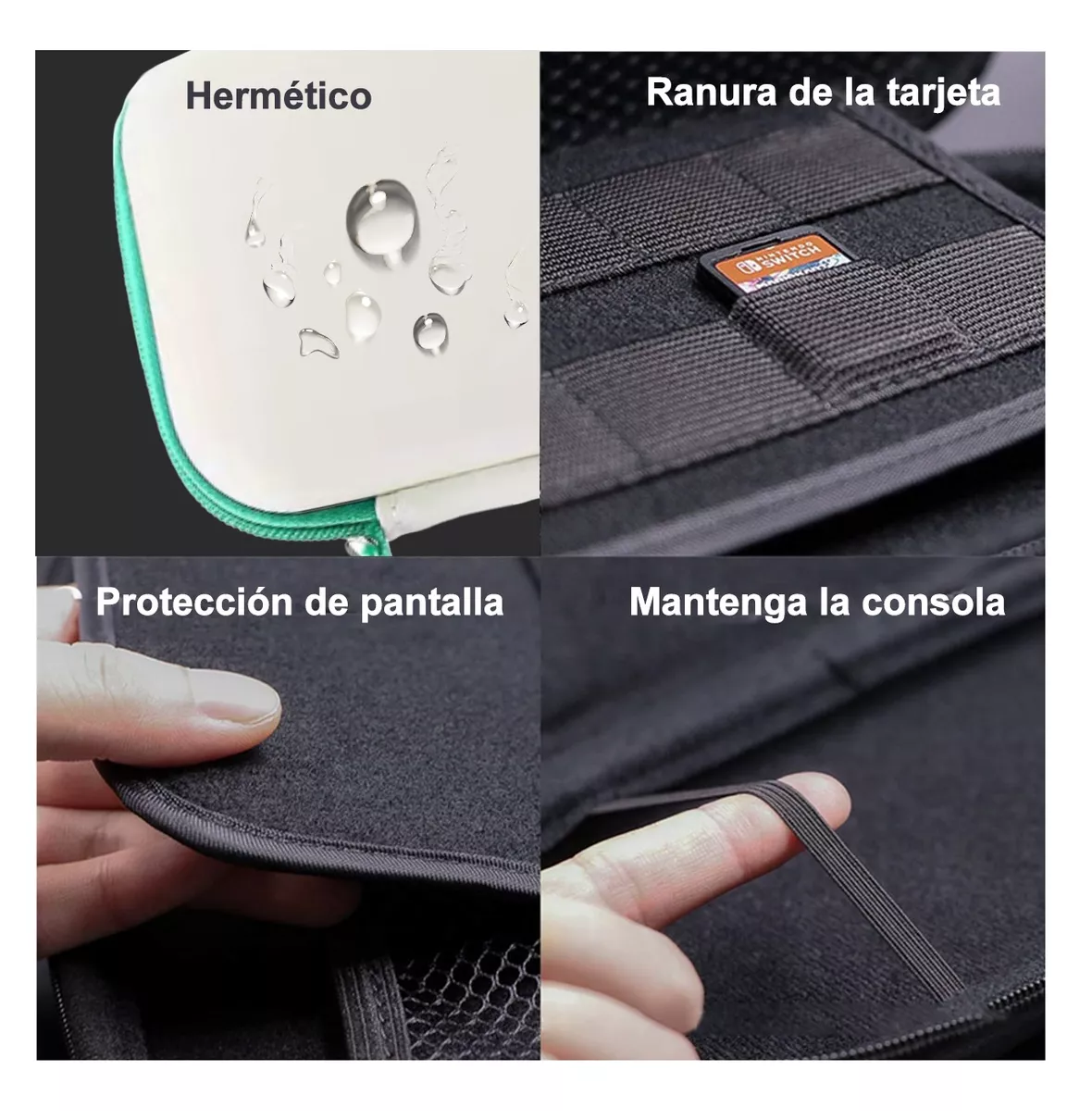 Foto 5 pulgar | Juego De Funda Protectora Y Bolsa Almacenamiento Blanco/verde