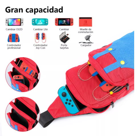 Foto 3 pulgar | Bolsa de Nintendo Switch Super Mario