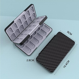 Foto 3 | Estuche De Tarjetas De Juego Nintendo Switch Eo Safe Imports Esi-16765 Negro