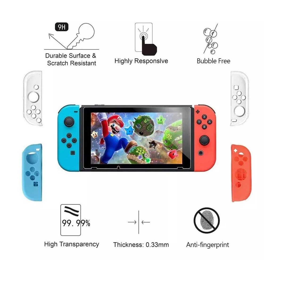 Foto 3 pulgar | Estuche para Nintendo Switch Negro