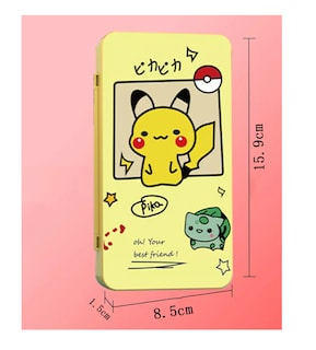 Foto 4 | Estuche Para Nintendo Switch Juegos Compatible Con Oled Amarillo Pikachu