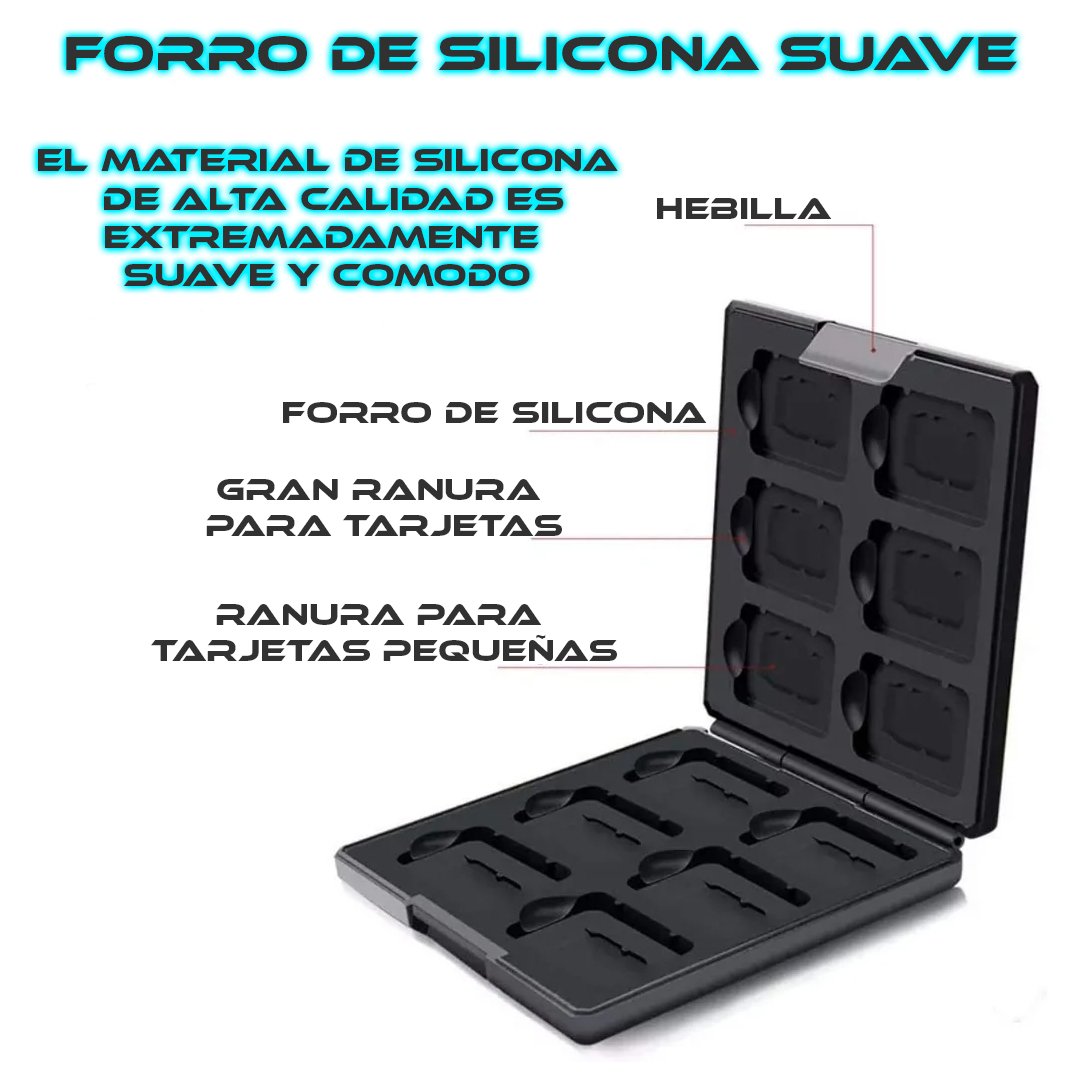 Foto 6 pulgar | Estuche Portajuegos Para N-switch Rojo