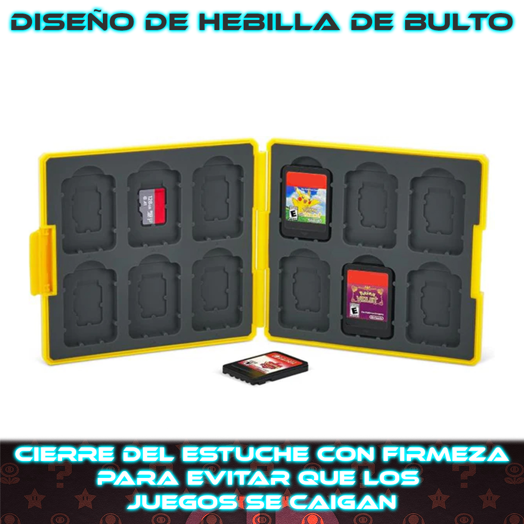 Foto 4 | Estuche Porta Juegos Para N-switch Amarillo