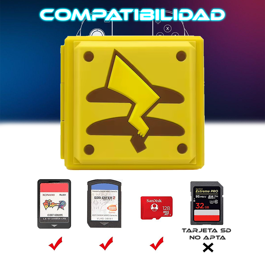 Foto 6 | Estuche Porta Juegos Para N-switch Amarillo