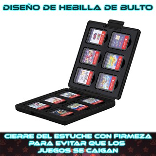 Foto 4 | Estuche Portajuegos de Nintendo Switch Capacidad 12 Cartuchos