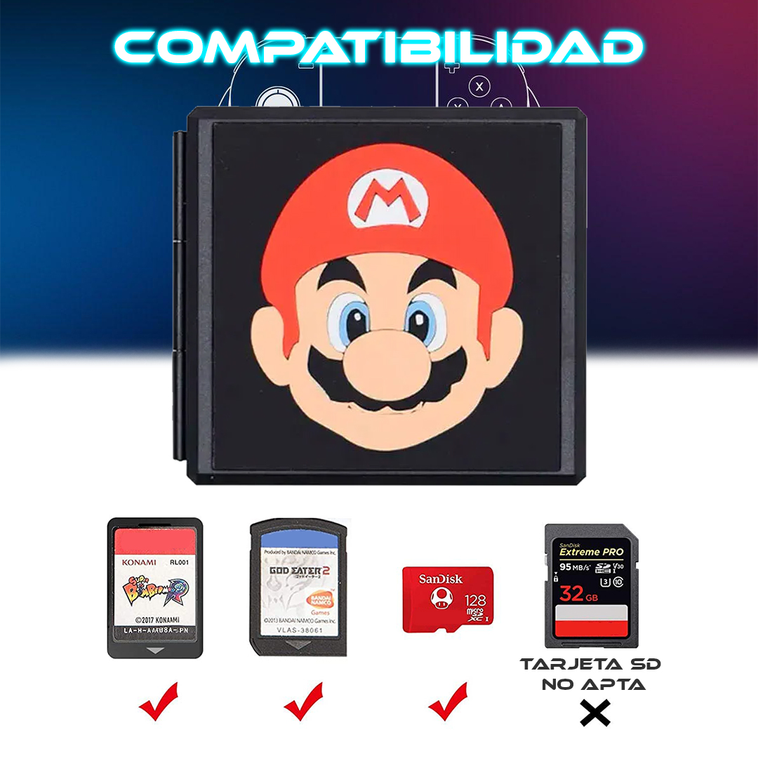 Foto 7 pulgar | Estuche Portajuegos de Nintendo Switch Capacidad 12 Cartuchos
