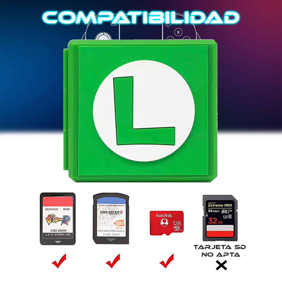 Foto 7 pulgar | Estuche Portajuegos de Nintendo Switch Capacidad 12 Cartuchos