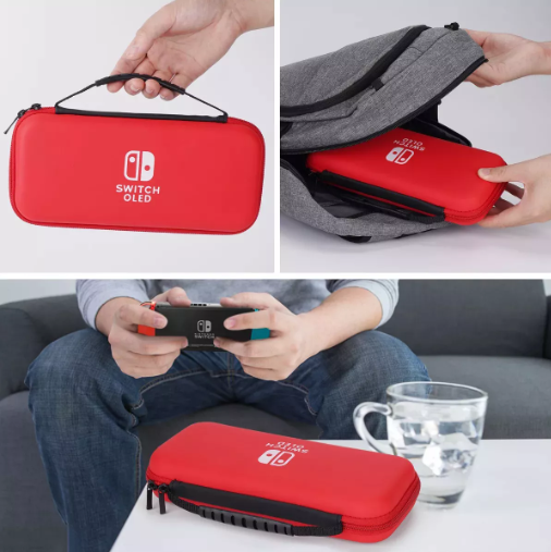 Foto 3 | Kit De Estuche Y Accesorios Xtellar Para Nintendo Switch Color Rojo