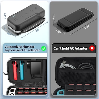 Foto 7 | Funda De Transporte Oivo Switch Oled Compatible Con Nintendo White - Venta Internacional.