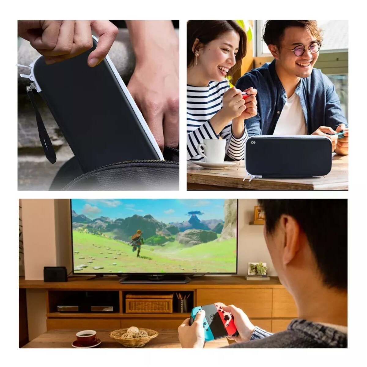 Foto 4 pulgar | Kit de Estuche y Accesorios para Nintendo Switch Eo Safe Imports ESI-14427-1 Multicolor 35 Piezas