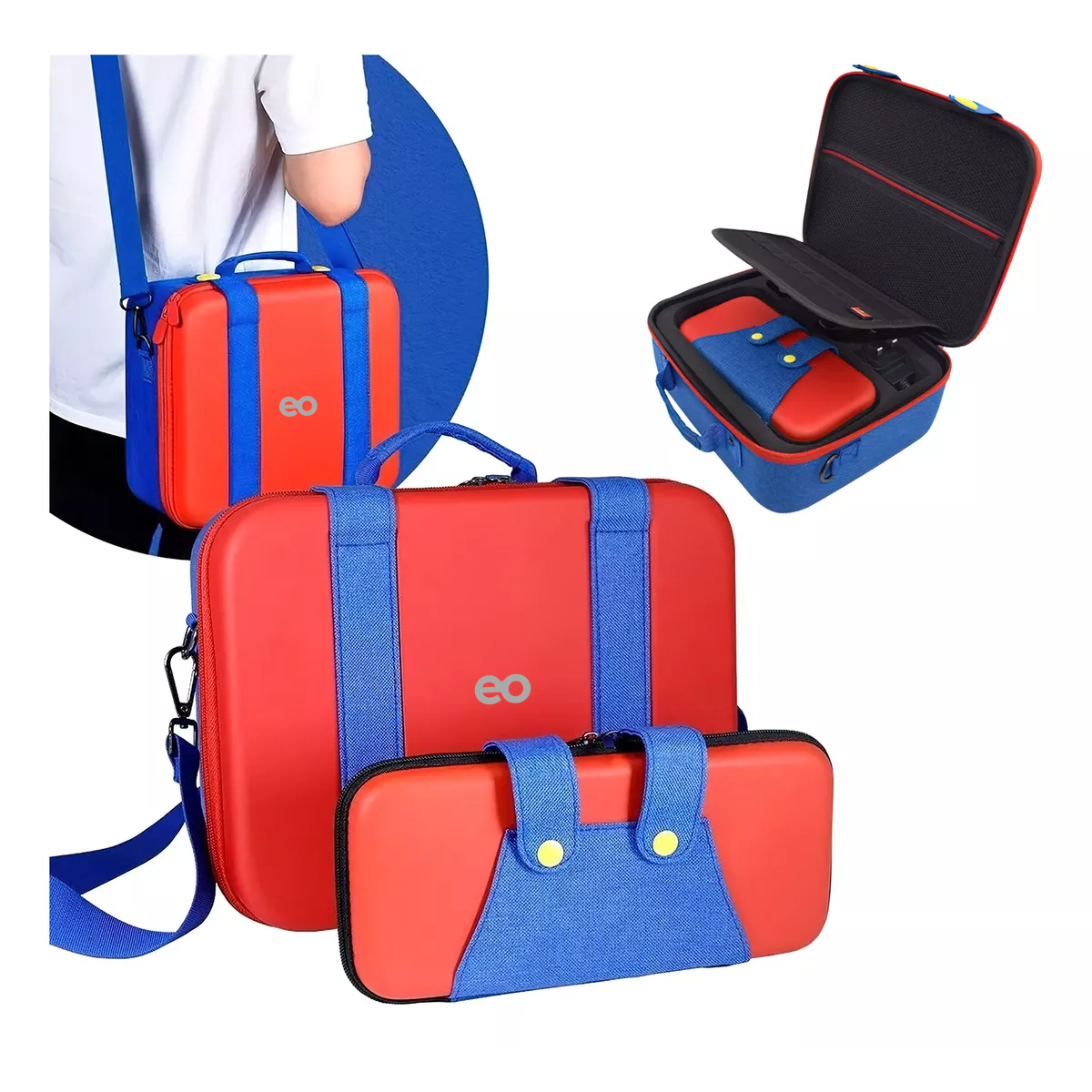 Foto 2 | Language Estuche Nintendo Switch/oled Accesorios Kit Y Mochila Funda Eo Safe Imports Esi-14422-1 Multicolor