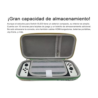 Foto 3 | Combo Estuche + Protectores + Crista| Switch & Oled Eo Safe Imports Esi-14440-1 Multicolor