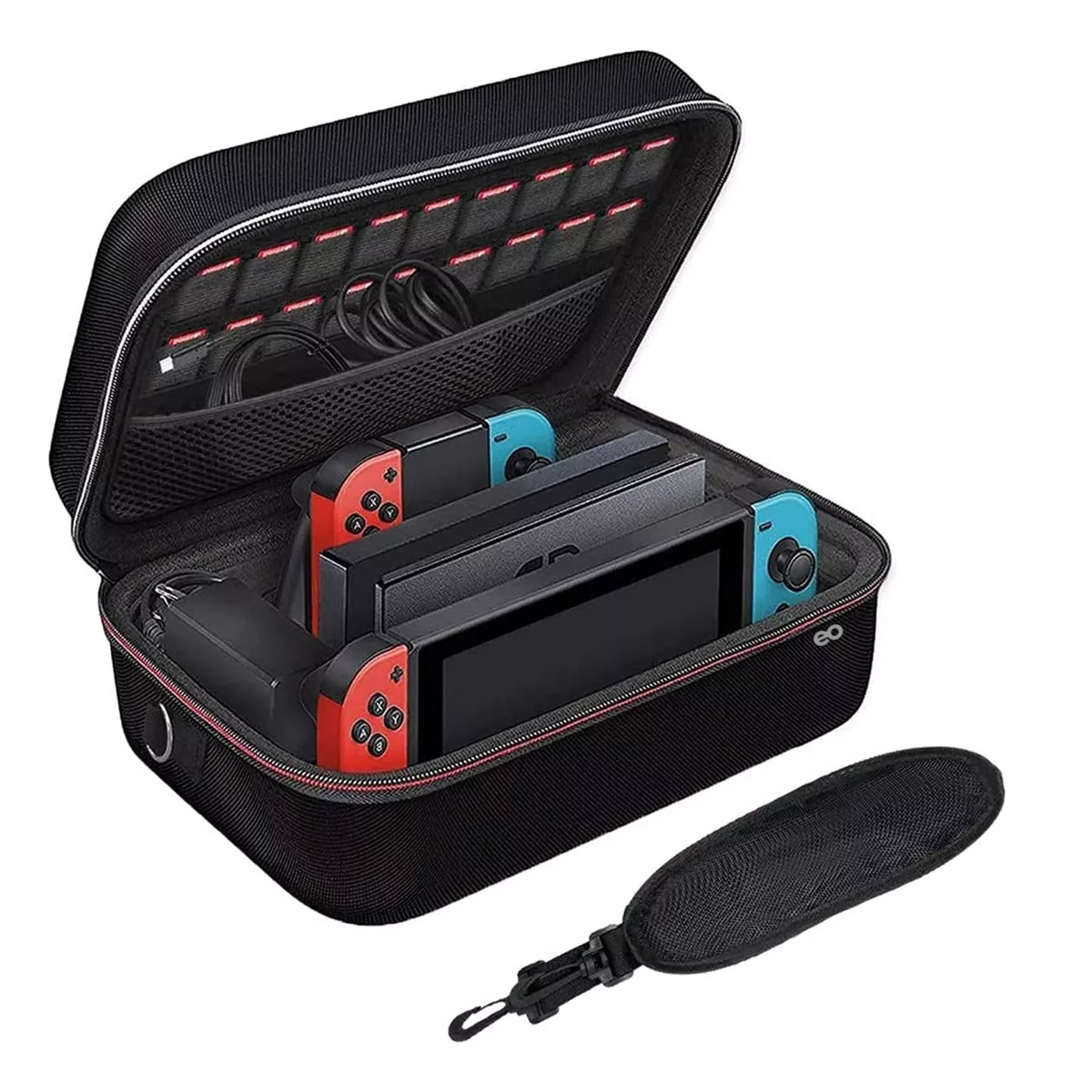 Foto 2 pulgar | Estuche de Funda Rígida para Nintendo Switch OLED Negro