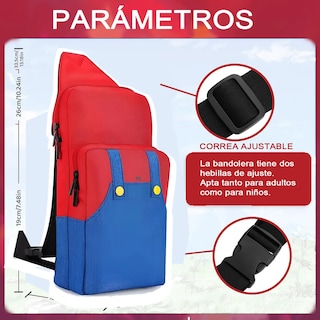 Foto 2 | Mochila Estuche Para Nintendo Switch, Bolsa De Pecho Eo Safe Imports Esi-14451-1 Multicolor