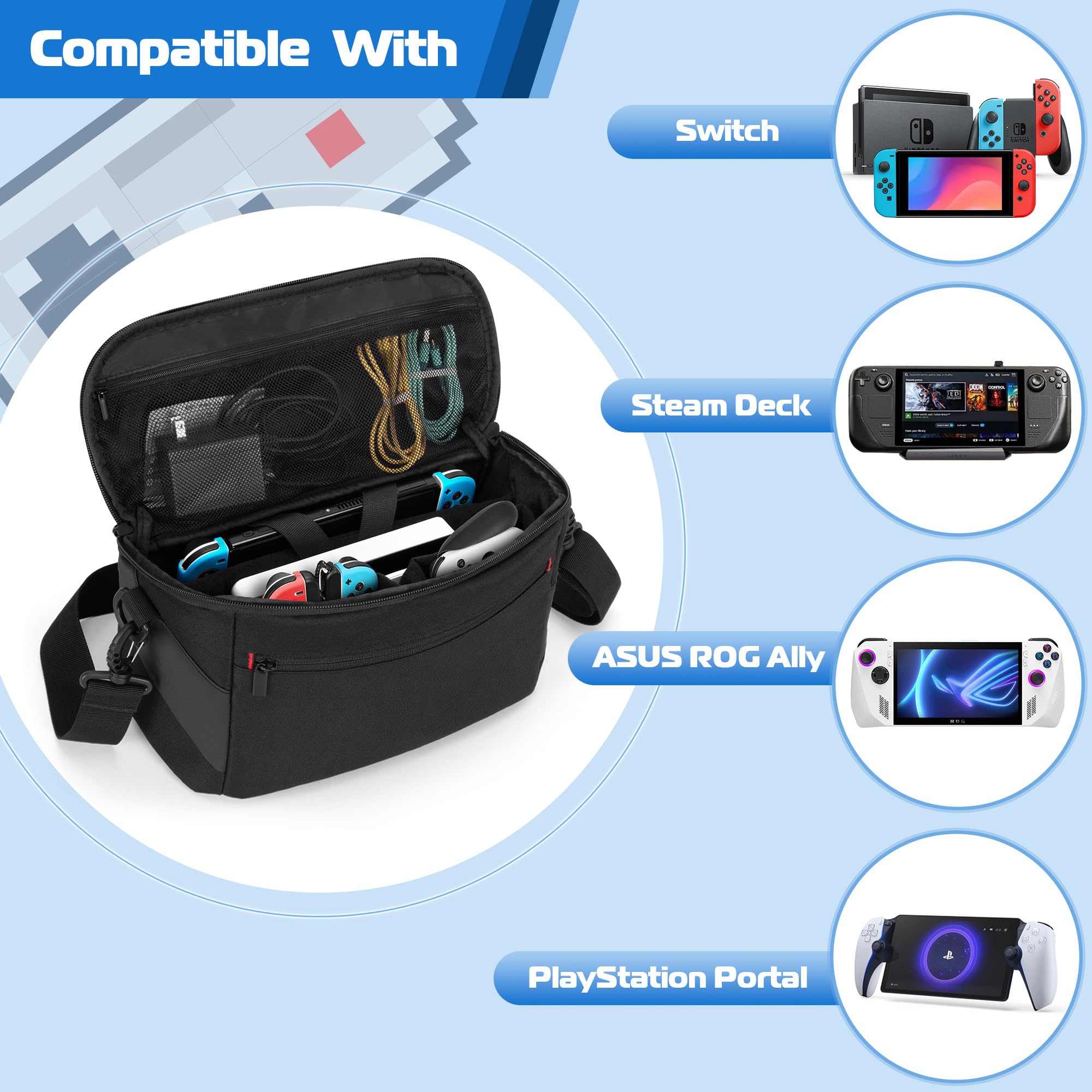 Foto 3 pulgar | Funda Luxja Para Nintendo Switch/steam Deck/playstation - Venta Internacional.