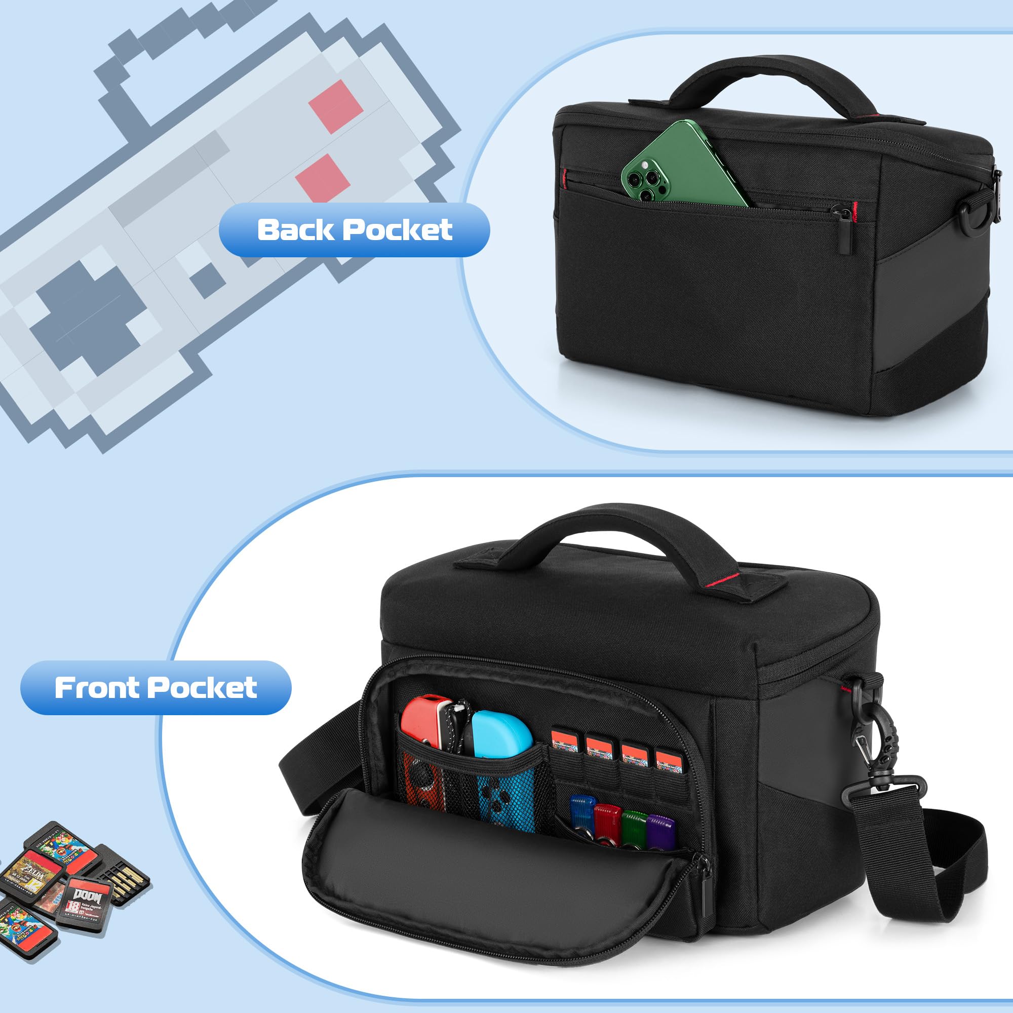 Foto 5 pulgar | Funda Luxja Para Nintendo Switch/steam Deck/playstation - Venta Internacional.