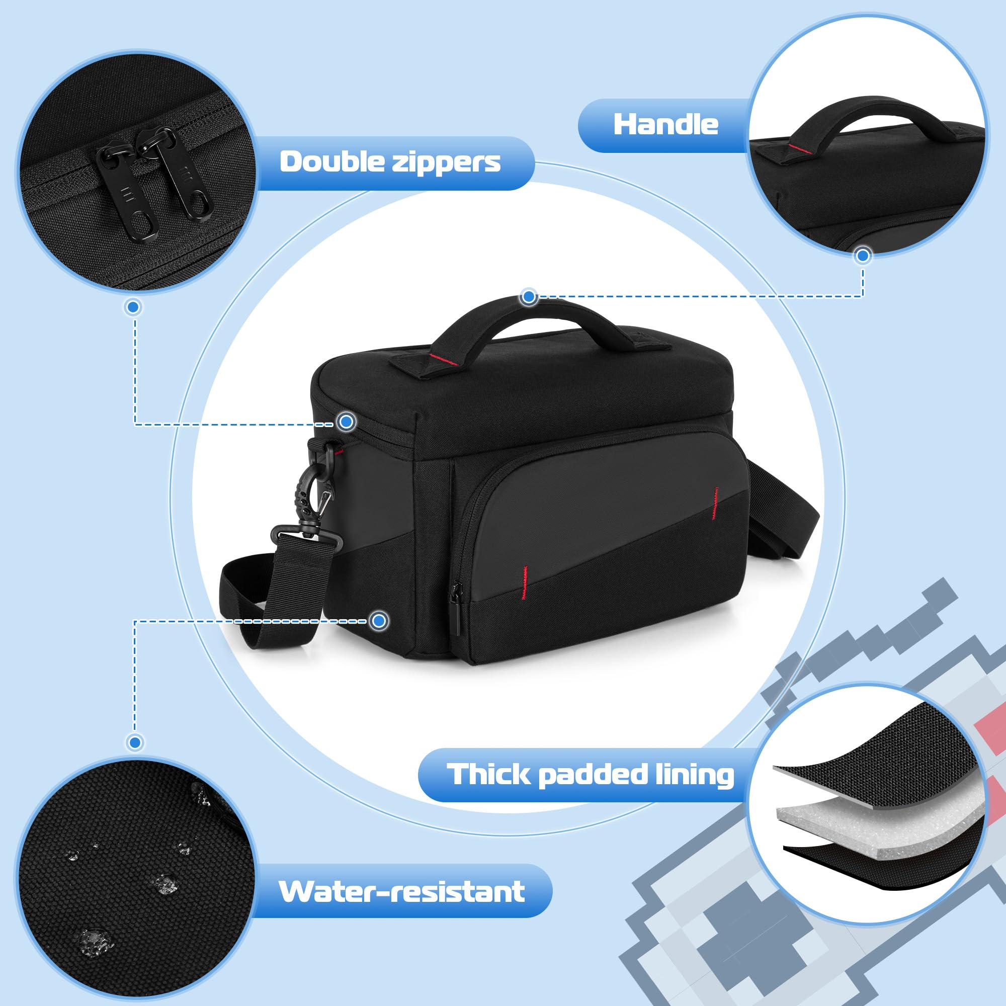 Foto 6 pulgar | Funda Luxja Para Nintendo Switch/steam Deck/playstation - Venta Internacional.