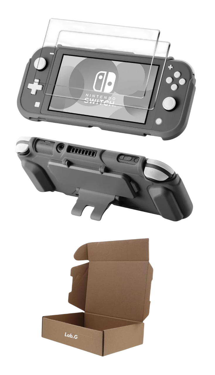 Foto 2 pulgar | Funda Protectora Con Soporte Para Nintendo Switch Lite -d Negro